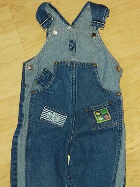 Vtg "Bugle Boy Baby" Denim Overalls size 24 months